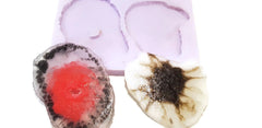 Geode Slice Silicone Mould (2 Cavities)