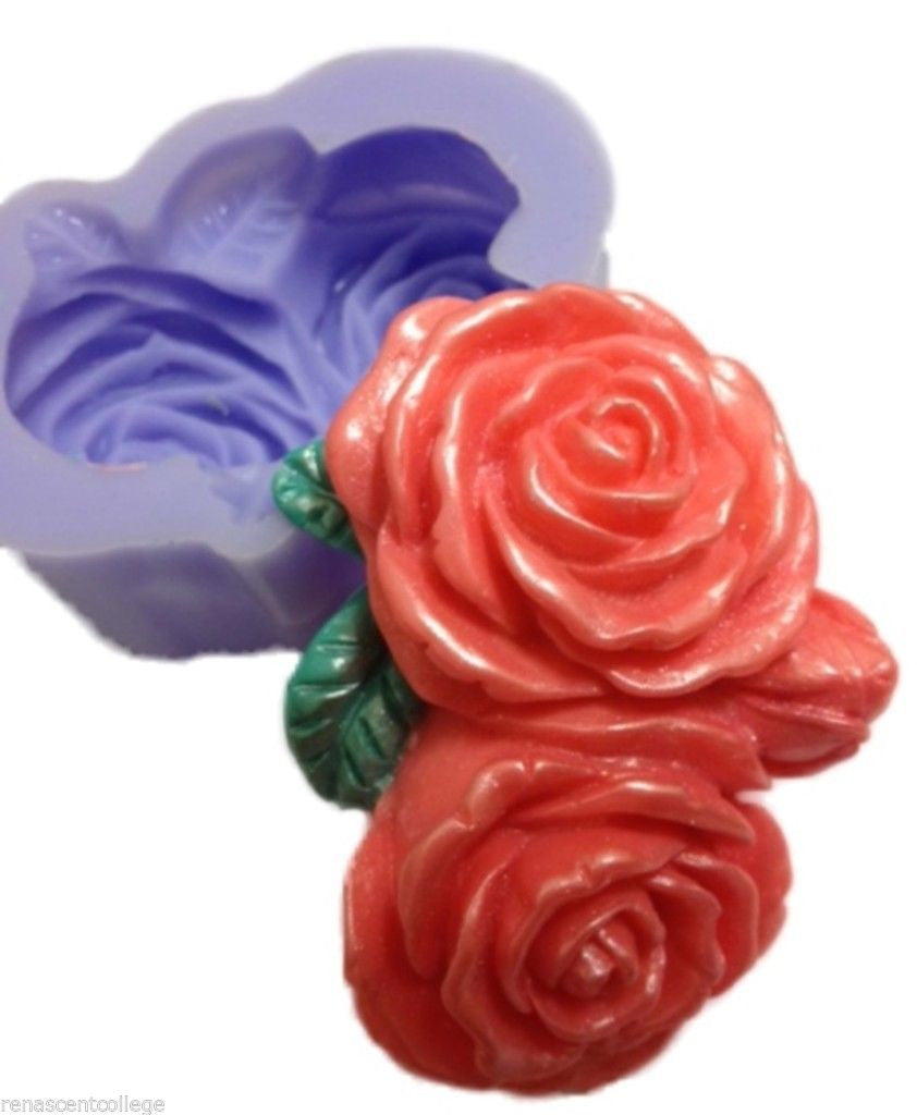 Rose Twin Silicone Mould