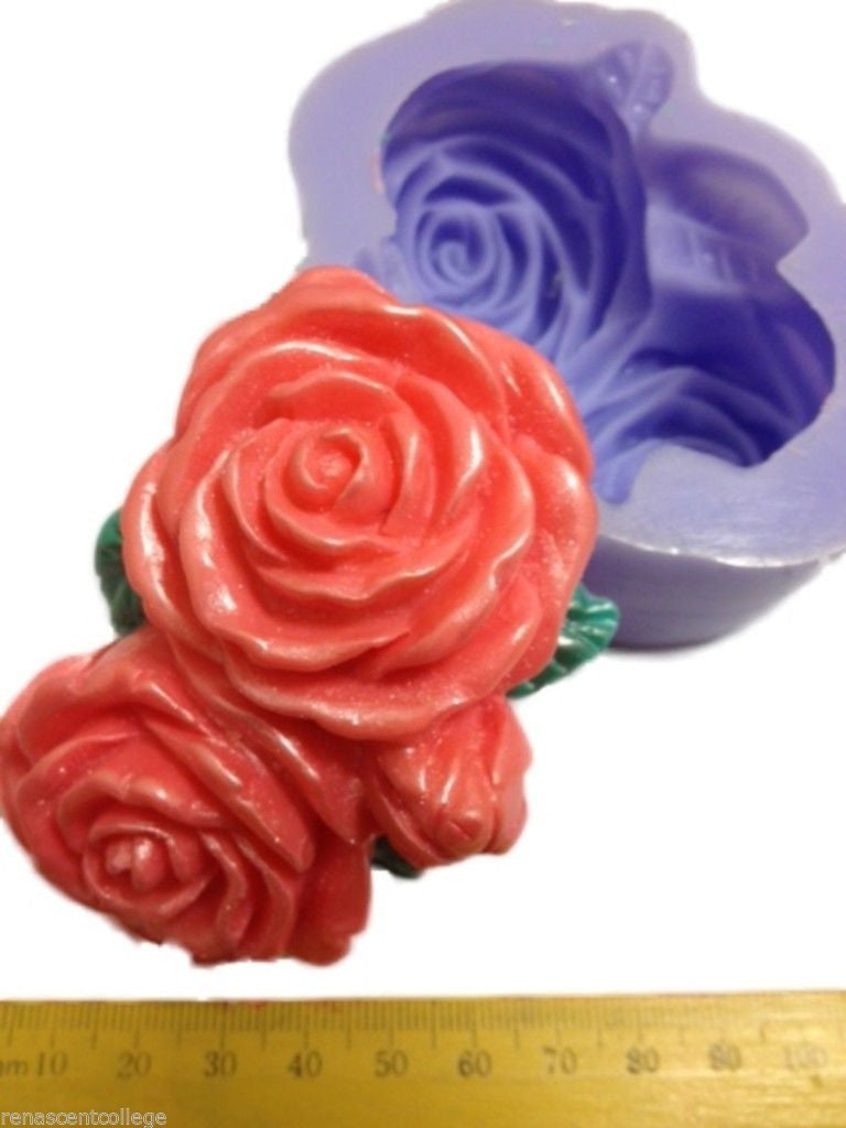 Rose Twin Silicone Mould