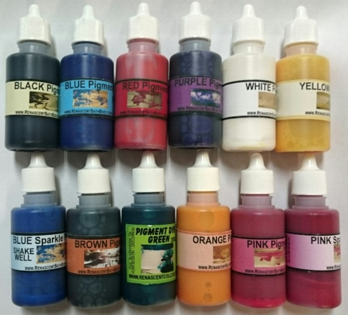Pigment Colours - Colour Fast, Non Bleeding 30ml