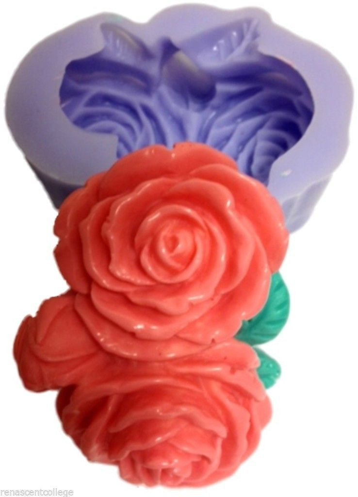 Rose Twin Silicone Mould