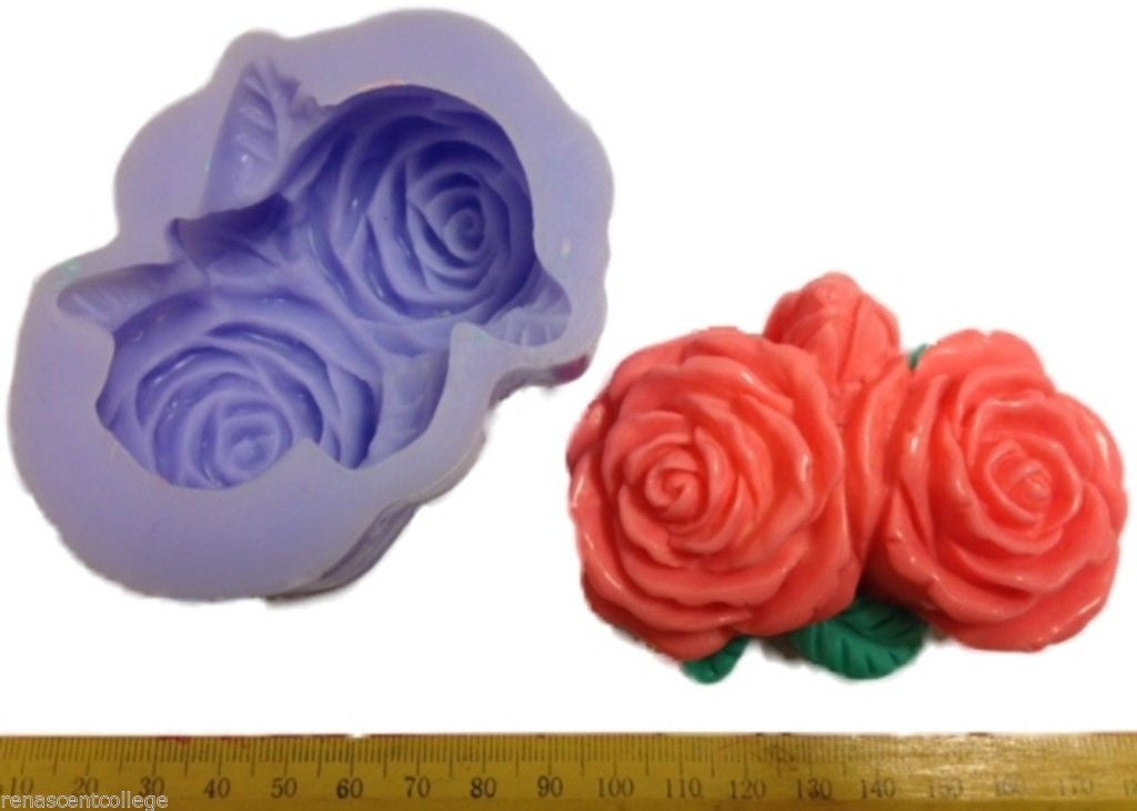 Rose Twin Silicone Mould