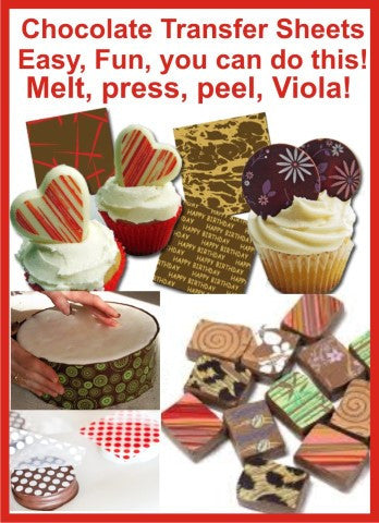 chocolate transfer sheets products for sale