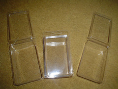 Rectangle Single Cavity Clear Self Closing Clam Shell Box - 50% Off