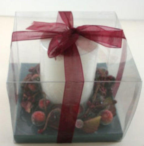 Clear Cube, Square Box with Black / White Insert Stage