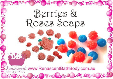 Berries & Roses Melt and Pour Soap Embeds