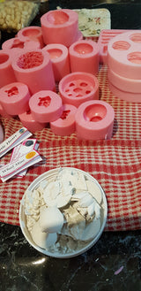 Silicone rubber liquid PINK for mould making *NEW Platinum Cure Food Grade