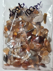 Agate Tumbled Gemstone Specimens 100gm