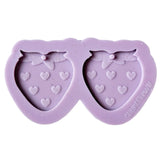 Twin Strawberries Resin Silicone Mould Clearance