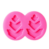 Pointed Leaves Resin Silicone Mould Clearance