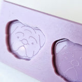 Dog Pug Resin Silicone Mould Clearance