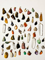 Gemstone Pendants Genuine, DIY, Bulk Lot 10 Natural Australian Hand Made RRP $12each