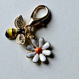 Just Bee yourself friendship gift metal charm