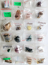 Advent calendar filled with 23 gemstones, Pendulum & Pendulum Chart