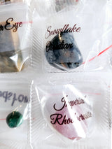 Advent calendar filled with 23 gemstones, Pendulum & Pendulum Chart