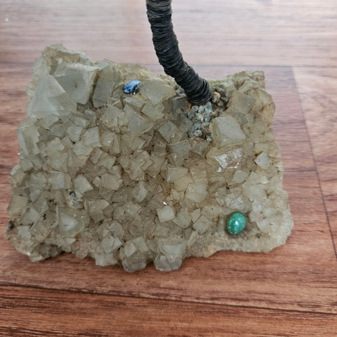 Hand Made Gemstone Crystal Fluorite Tree