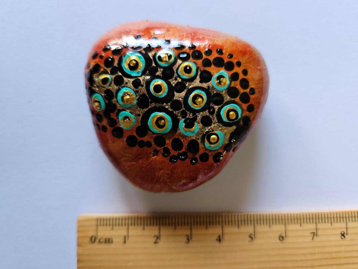 Hand Painted Artisan Rocks Individually Blessed with Card Story