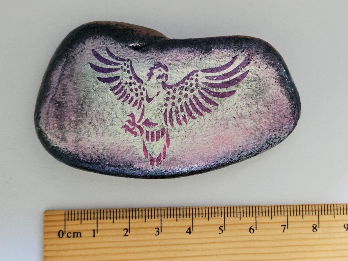 Hand Painted Artisan Rocks Individually Blessed with Card Story