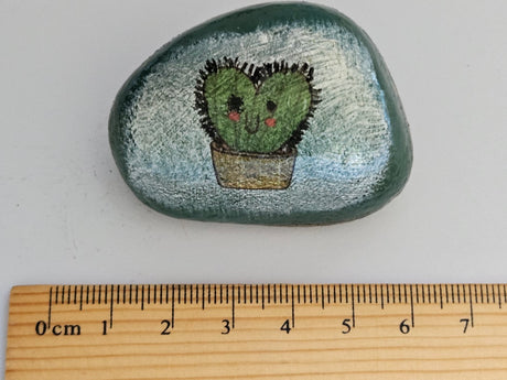 Hand Painted Artisan Rocks Individually Blessed with Card Story