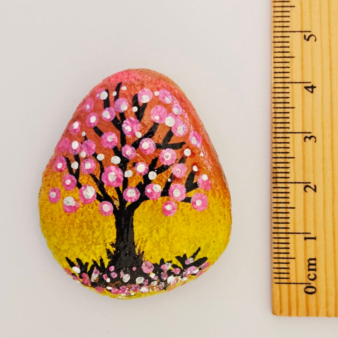 Hand Painted Artisan Rocks Individually Blessed with Card Story