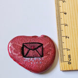 Hand Painted Artisan Rocks Individually Blessed with Card Story