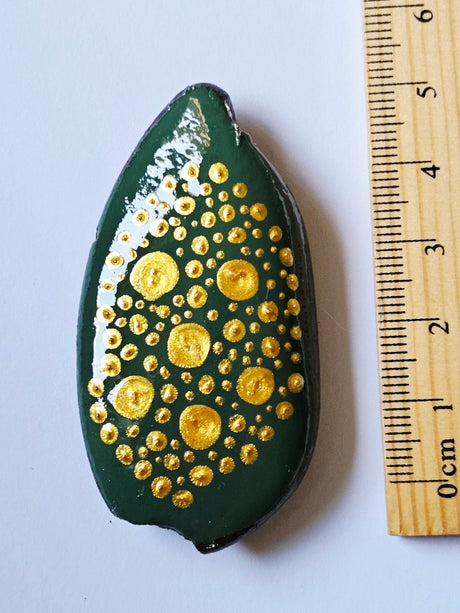 Hand Painted Artisan Rocks Individually Blessed with Card Story