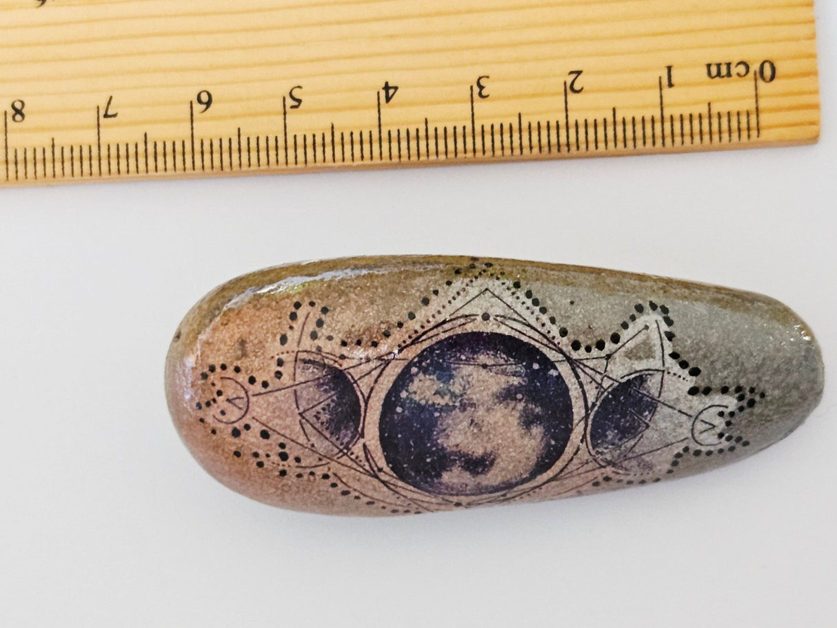 Hand Painted Artisan Rocks Individually Blessed with Card Story