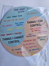 Kinesiology Energy Wheel Positive Mental Health Wellbeing on stand