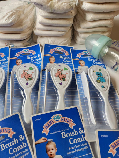 Reborn Doll Accessories Lot – Brush & Comb Sets, Nappies, Baby Bottle – AU