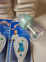 Reborn Doll Accessories Lot – Brush & Comb Sets, Nappies, Baby Bottle – AU