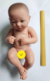 Full Body Vinyl Baby Girl Doll – Realistic Newborn Style – Pre‑Painted – AU