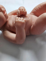 Full Body Vinyl Baby Girl Doll – Realistic Newborn Style – Pre‑Painted – AU