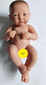 Full Body Vinyl Baby Girl Doll – Realistic Newborn Style – Pre‑Painted – AU