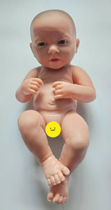 Full Body Vinyl Baby Girl Doll – Realistic Newborn Style – Pre‑Painted – AU