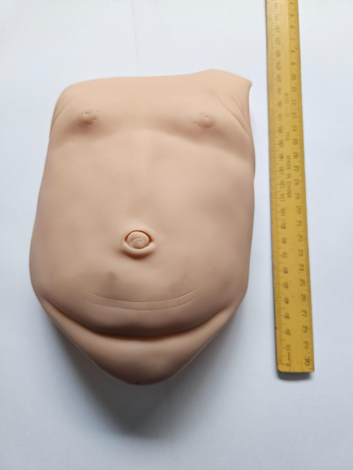 Reborn Doll Vinyl Belly Plate / Chest Plate – Newborn Size – Unpainted – AU