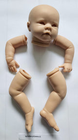 TY1105M Reborn Doll Kit Open Eye Vinyl Full Arms Legs Open Eyes