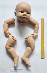 TY1105M Reborn Doll Kit Open Eye Vinyl Full Arms Legs Open Eyes