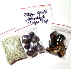 Gemstone Gift Bundle TIGER EYE AMETHYST JADE