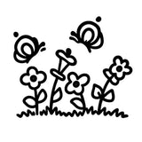 Butterfly Garden Soap Stamp High Quality Resin Clean Images Stamping