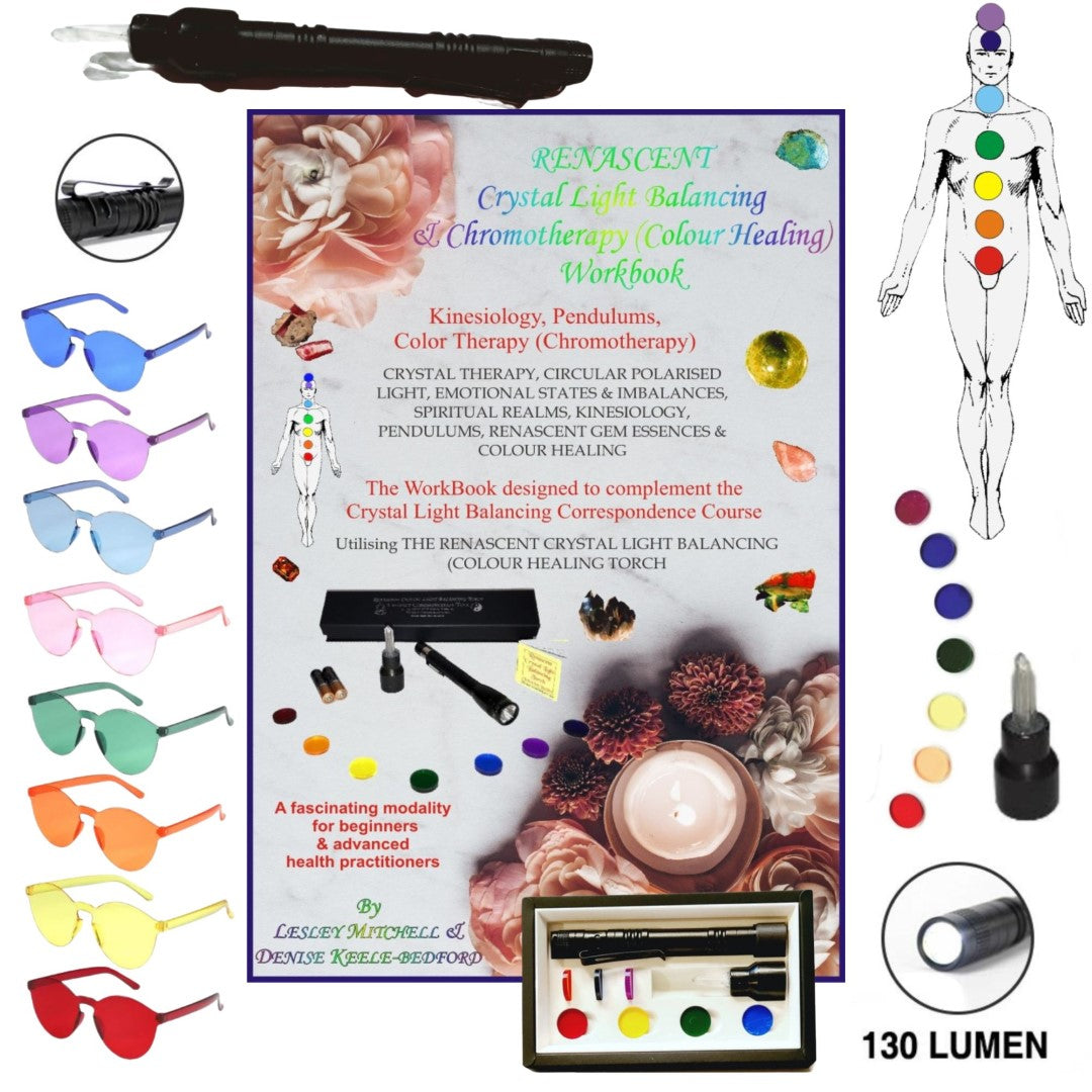 Crystal Light Balancing Colour Therapy Torch Practitioner Booklet (Digital Download) Free with Purchase (Copy)