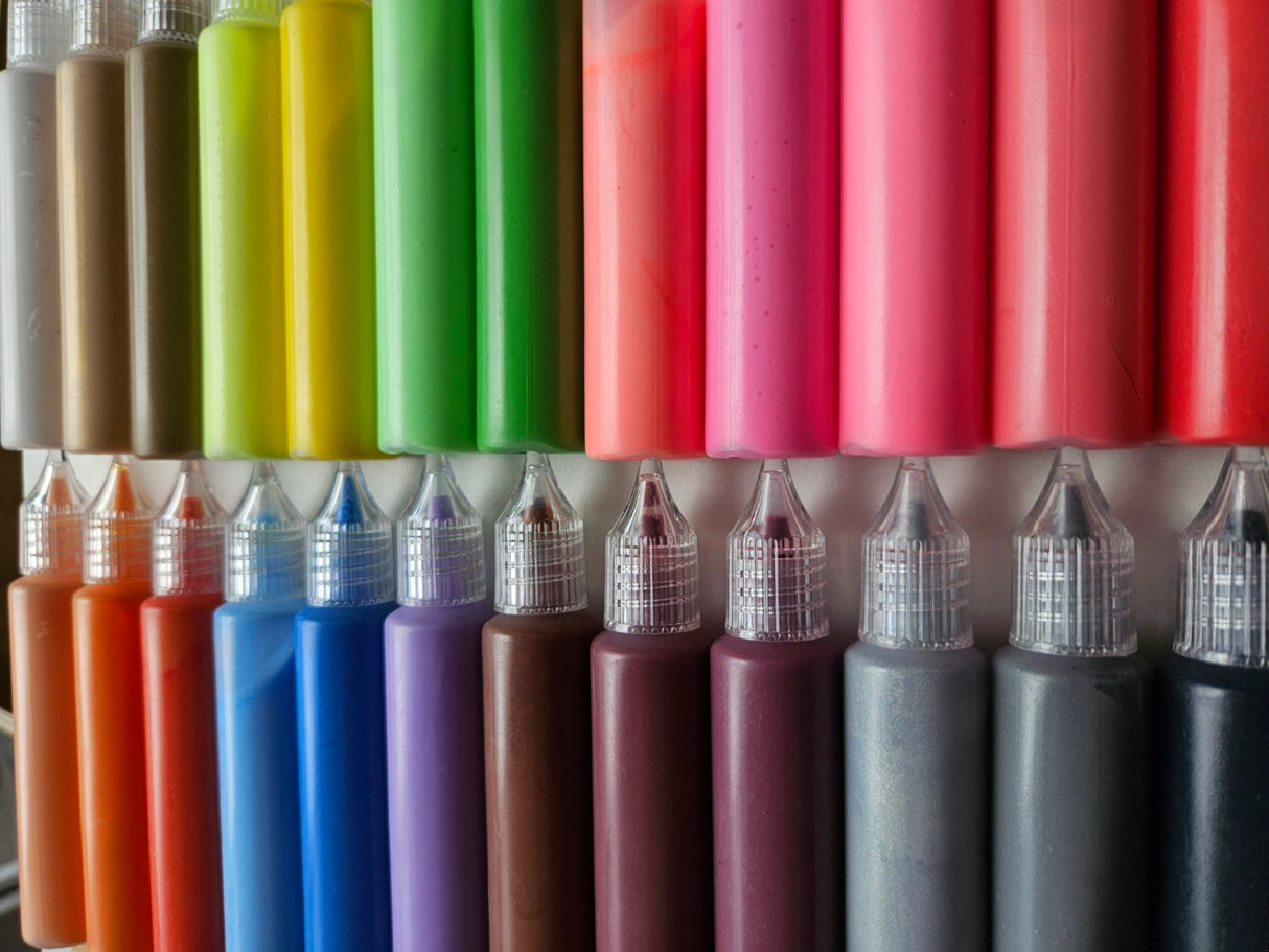 24 x Candle Paints Tubes, Easy Applications