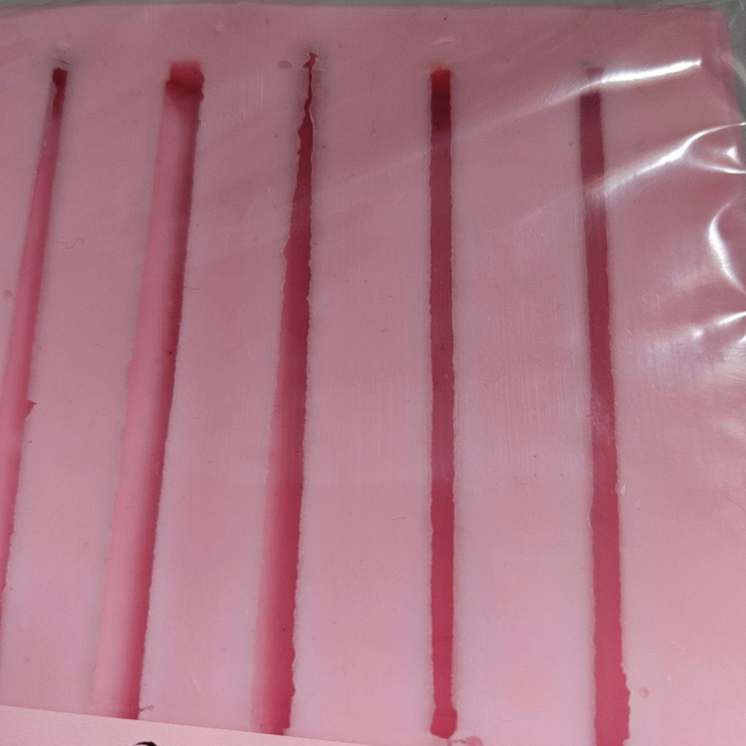 Crayons Silicone Mould Realistic Size - add paper label