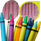 Crayons Silicone Mould Realistic Size - add paper label
