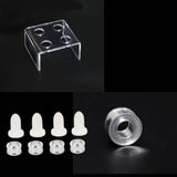 DIY Lipstick Making Mould Set 4 Hole Acrylic Holder 12.1mm Silicone Moulds