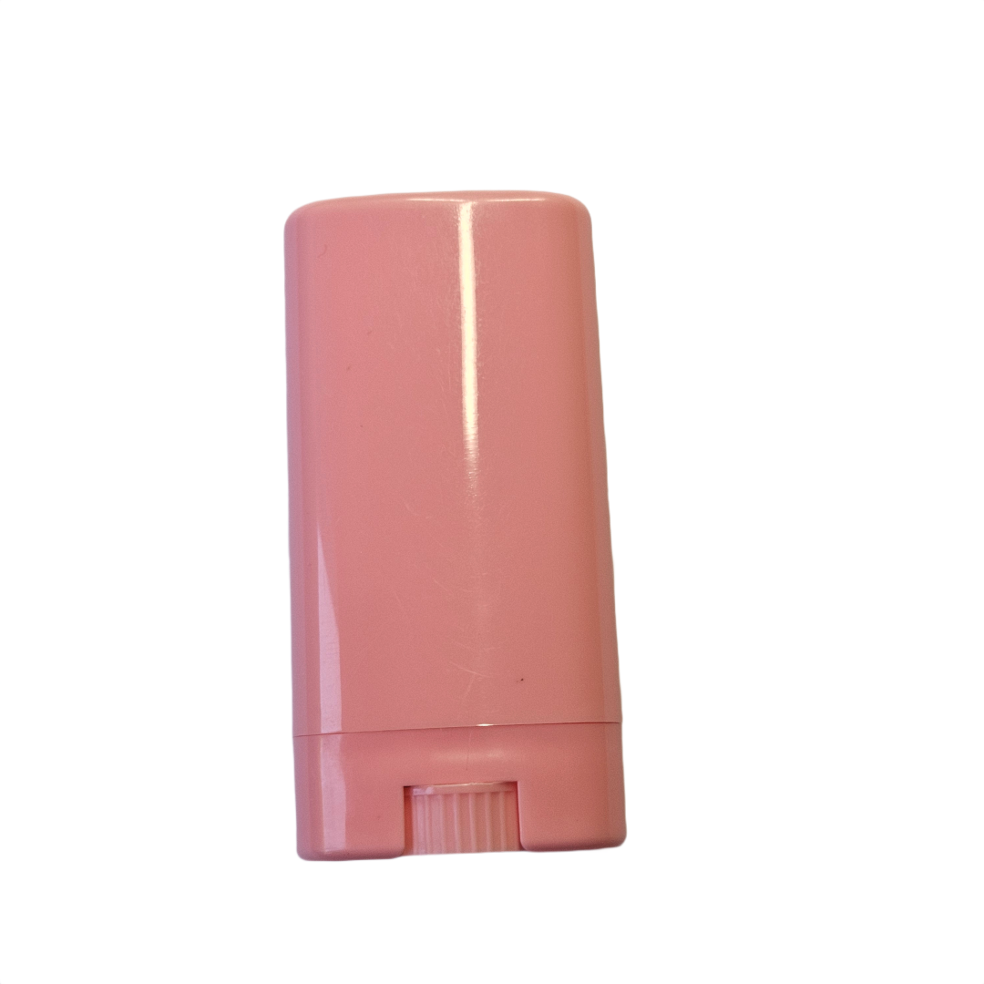 Pink Deodorant Tube Empty Twist-Up Container for DIY Balm and Natural Stick Making 50ml (Refillable)