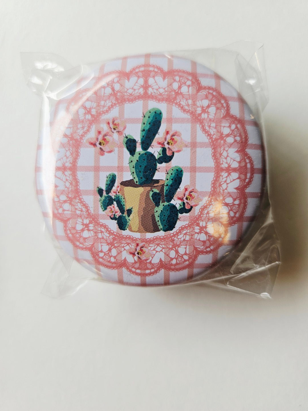 Floral Tin Lipstick / Lip Balm / shaving soap Pots
