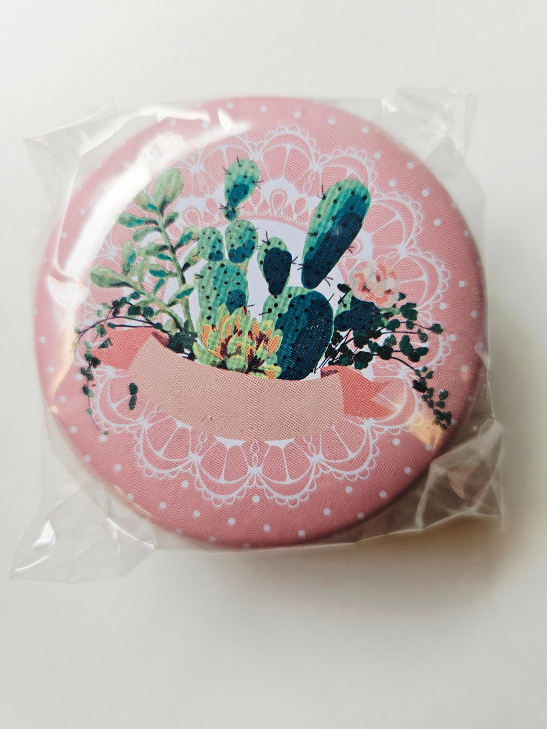 Floral Tin Lipstick / Lip Balm / shaving soap Pots