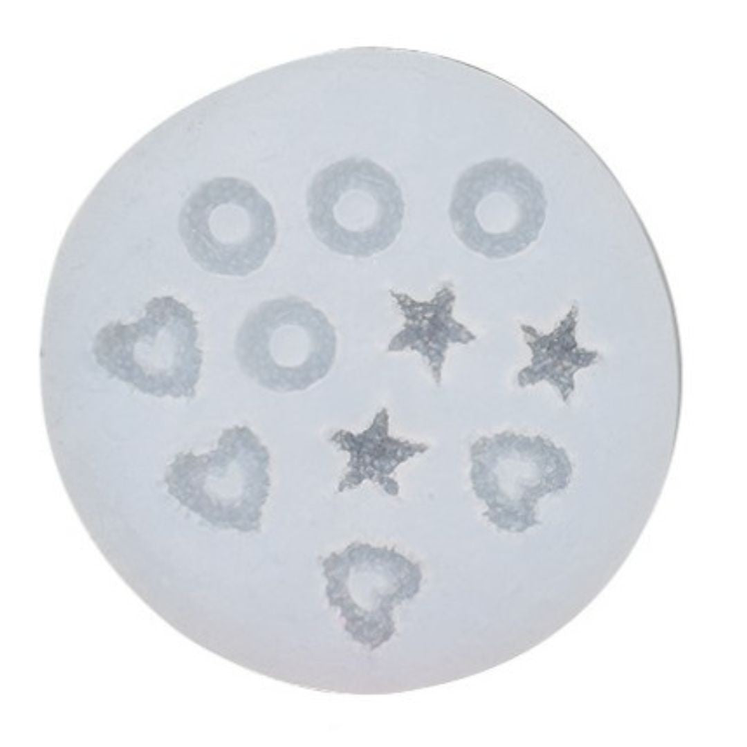 Fruity Rings Loops Shapes Mini (11) Silicone Mould Food Grade Decorations