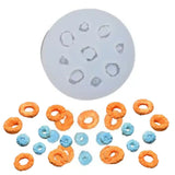 Fruity Rings Loops Skinny Mini (9) Silicone Mould Food Grade Decorations