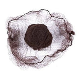 Fine Brown Hair Nets x 50
